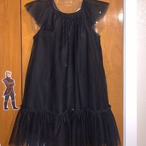 H&M little girls black sparkly dress.